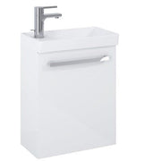 Aquatrend 455mm Wall Hung Base Unit & Basin - All Colours - Bathrooms