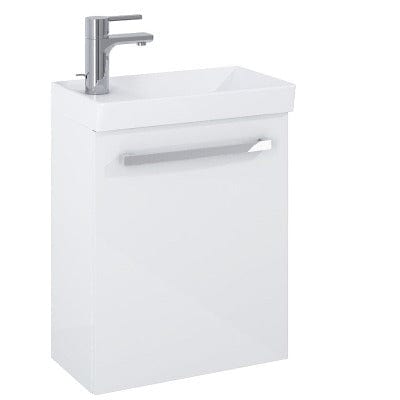 Aquatrend 455mm Wall Hung Base Unit & Basin - All Colours - Bathrooms