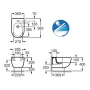 Meridian-N Wall-Hung Bidet - Bathrooms