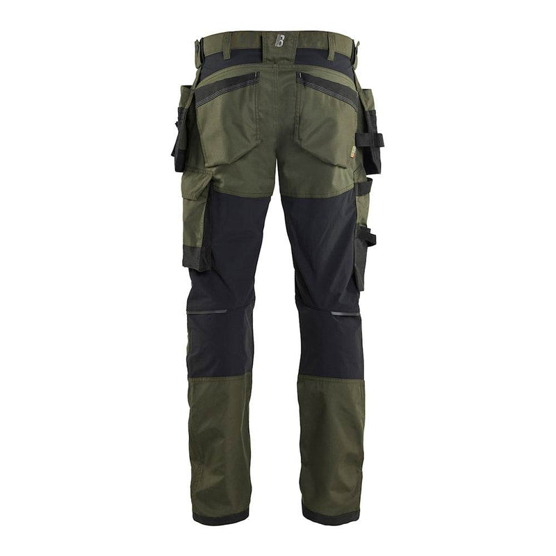 Blaklader 1750 Craftsman Holster Pocket Trousers with Stretch NEW COLOURS - Apparel & Accessories > Clothing > Uniforms > Contractor Pants & Coveralls KNEE PAD TROUSERS