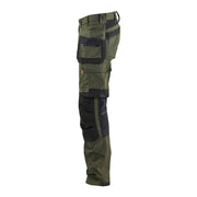 Blaklader 1750 Craftsman Holster Pocket Trousers with Stretch NEW COLOURS - Apparel & Accessories > Clothing > Uniforms > Contractor Pants & Coveralls KNEE PAD TROUSERS