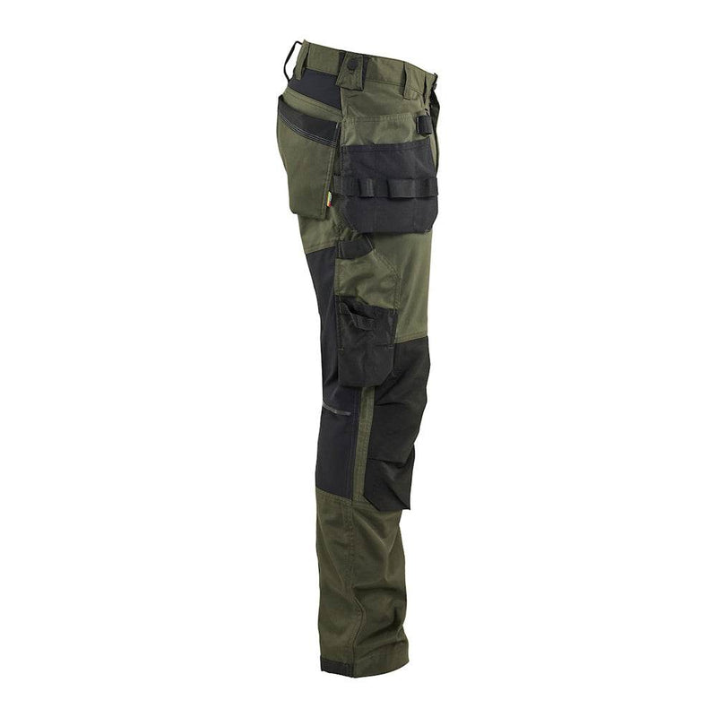 Blaklader 1750 Craftsman Holster Pocket Trousers with Stretch NEW COLOURS - Apparel & Accessories > Clothing > Uniforms > Contractor Pants & Coveralls KNEE PAD TROUSERS