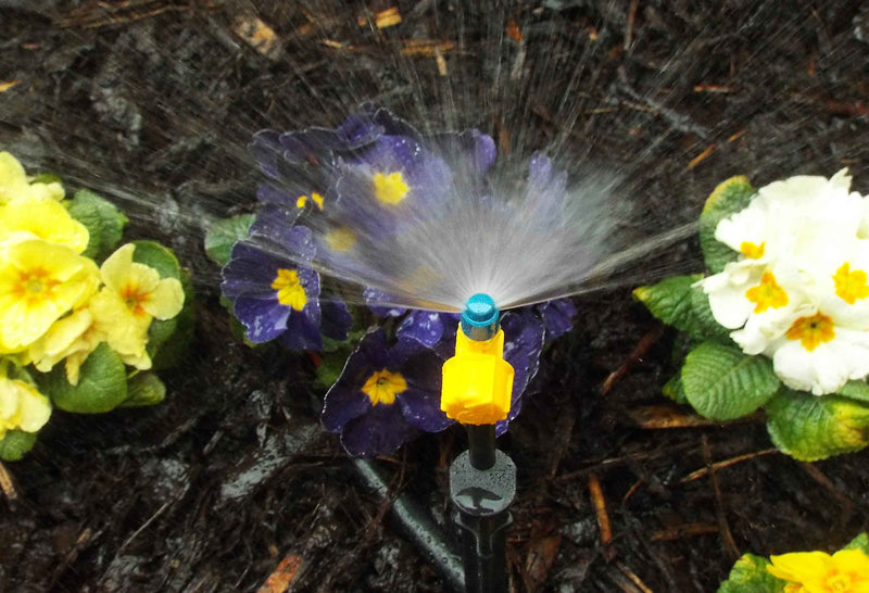 Antelco Vari-Jet™ 180° Blue Cap/ Yellow Base - Home & Garden > Lawn & Garden > Watering & Irrigation Garden watering