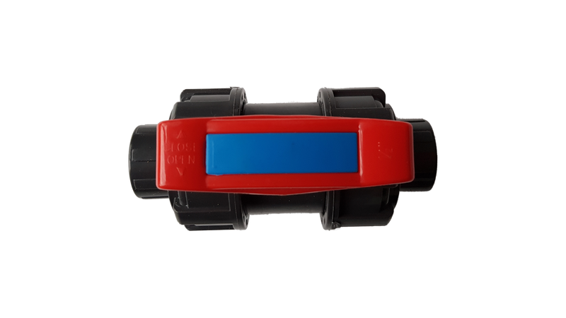 PVC Double Union 3/4" BSPF Stopcock - Home & Garden > Lawn & Garden Tech Hose & Fittings