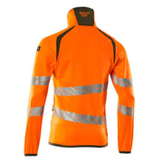 Mascot ACCELERATE SAFE 19103 Hi-Vis Fleece Jumper with Zipper - HI-VIS SWEATSHIRTS & HOODIES