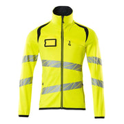 Mascot ACCELERATE SAFE 19103 Hi-Vis Fleece Jumper with Zipper - HI-VIS SWEATSHIRTS & HOODIES