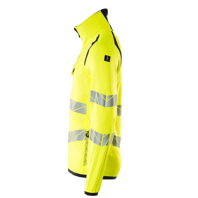 Mascot ACCELERATE SAFE 19103 Hi-Vis Fleece Jumper with Zipper - HI-VIS SWEATSHIRTS & HOODIES