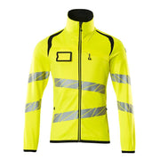 Mascot ACCELERATE SAFE 19103 Hi-Vis Fleece Jumper with Zipper - HI-VIS SWEATSHIRTS & HOODIES