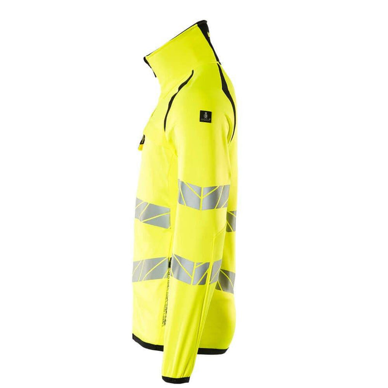 Mascot ACCELERATE SAFE 19103 Hi-Vis Fleece Jumper with Zipper - HI-VIS SWEATSHIRTS & HOODIES