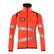 Mascot ACCELERATE SAFE 19103 Hi-Vis Fleece Jumper with Zipper - HI-VIS SWEATSHIRTS & HOODIES