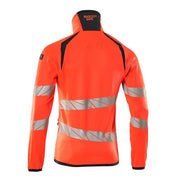 Mascot ACCELERATE SAFE 19103 Hi-Vis Fleece Jumper with Zipper - HI-VIS SWEATSHIRTS & HOODIES