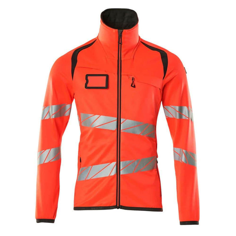 Mascot ACCELERATE SAFE 19103 Hi-Vis Fleece Jumper with Zipper - HI-VIS SWEATSHIRTS & HOODIES