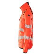 Mascot ACCELERATE SAFE 19103 Hi-Vis Fleece Jumper with Zipper - HI-VIS SWEATSHIRTS & HOODIES