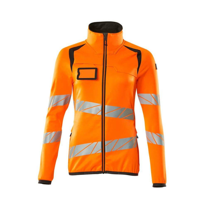 Mascot ACCELERATE SAFE 19153 Women's Hi-Vis Fleece Jumper with Zipper - WOMENS HI-VIS CLOTHING