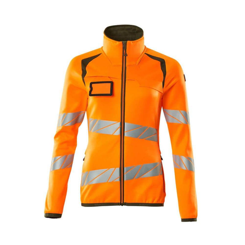 Mascot ACCELERATE SAFE 19153 Women's Hi-Vis Fleece Jumper with Zipper - WOMENS HI-VIS CLOTHING