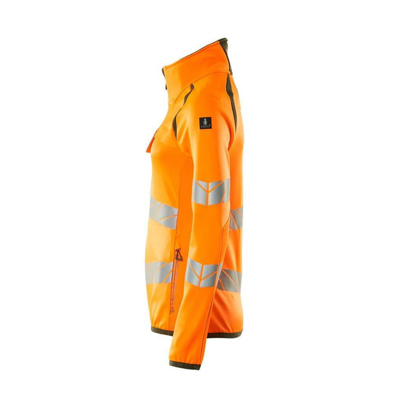 Mascot ACCELERATE SAFE 19153 Women's Hi-Vis Fleece Jumper with Zipper - WOMENS HI-VIS CLOTHING