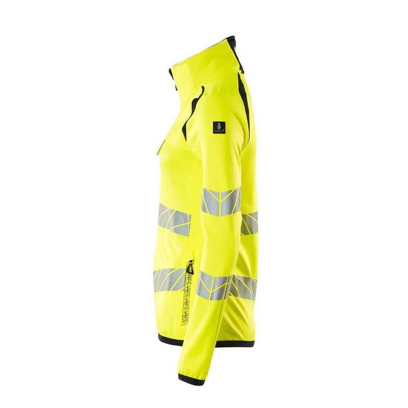 Mascot ACCELERATE SAFE 19153 Women's Hi-Vis Fleece Jumper with Zipper - WOMENS HI-VIS CLOTHING