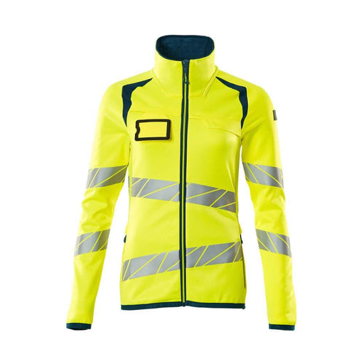 Mascot ACCELERATE SAFE 19153 Women's Hi-Vis Fleece Jumper with Zipper - WOMENS HI-VIS CLOTHING