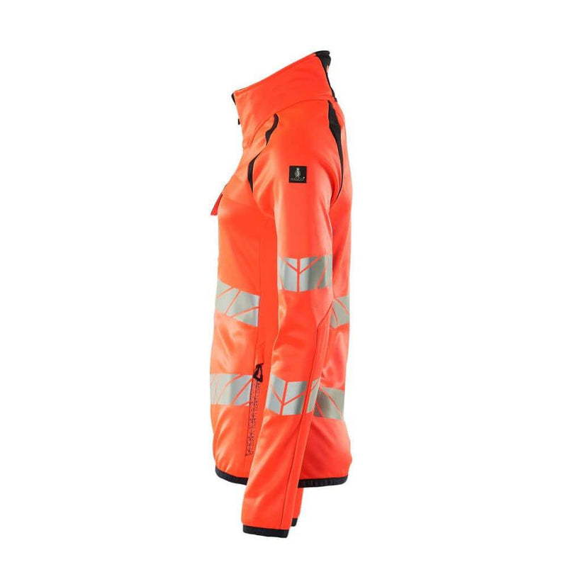 Mascot ACCELERATE SAFE 19153 Women's Hi-Vis Fleece Jumper with Zipper - WOMENS HI-VIS CLOTHING