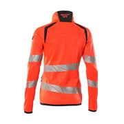 Mascot ACCELERATE SAFE 19153 Women's Hi-Vis Fleece Jumper with Zipper - WOMENS HI-VIS CLOTHING