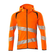 Mascot ACCELERATE SAFE 19284 Hi-Vis Hoodie with Zipper - HI-VIS SWEATSHIRTS & HOODIES