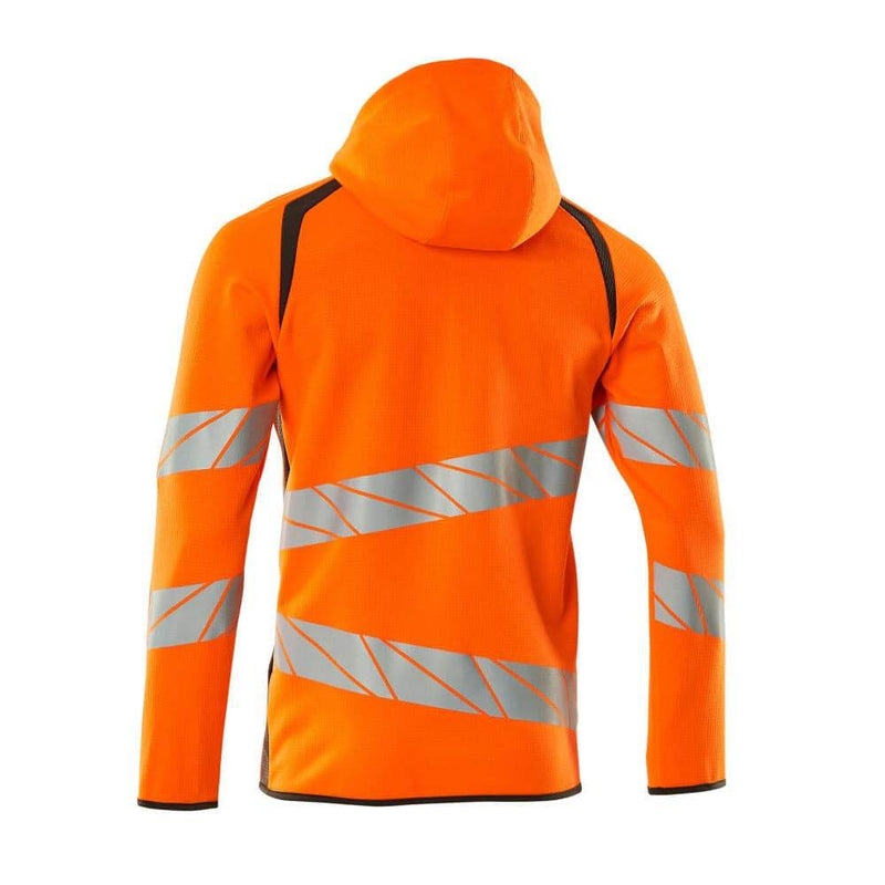 Mascot ACCELERATE SAFE 19284 Hi-Vis Hoodie with Zipper - HI-VIS SWEATSHIRTS & HOODIES