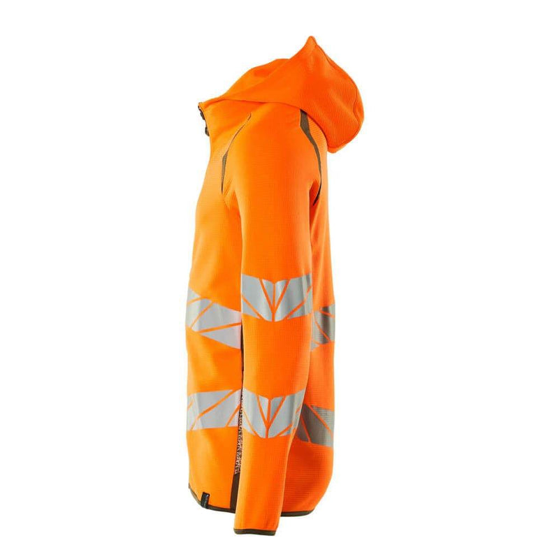 Mascot ACCELERATE SAFE 19284 Hi-Vis Hoodie with Zipper - HI-VIS SWEATSHIRTS & HOODIES