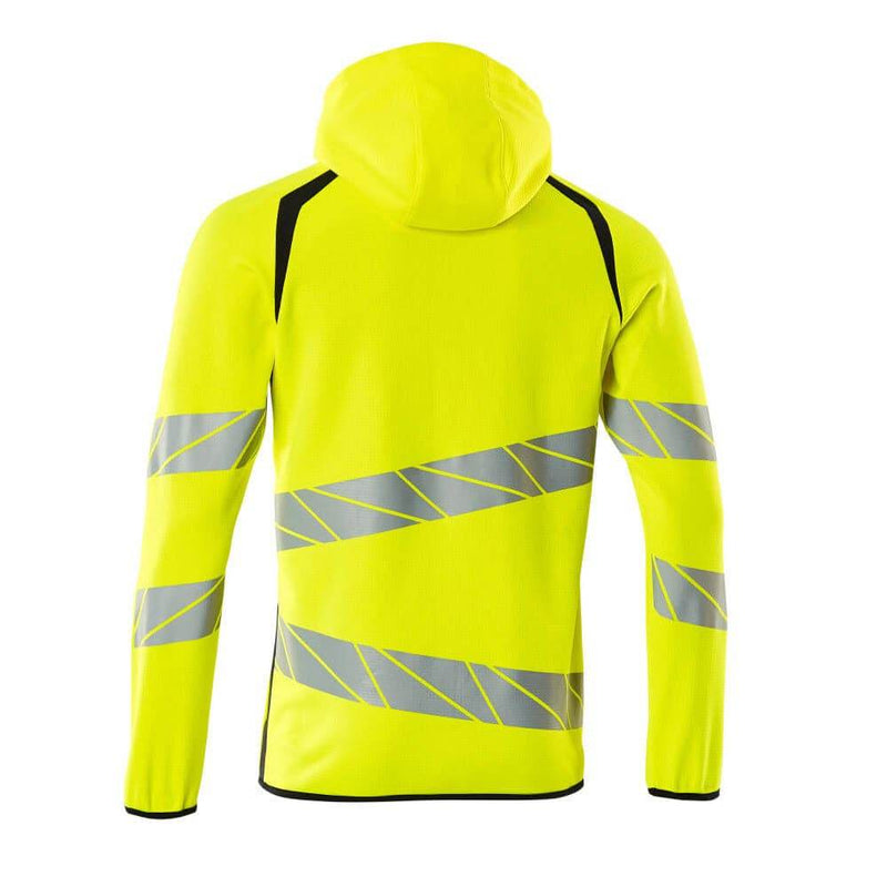 Mascot ACCELERATE SAFE 19284 Hi-Vis Hoodie with Zipper - HI-VIS SWEATSHIRTS & HOODIES