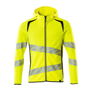 Mascot ACCELERATE SAFE 19284 Hi-Vis Hoodie with Zipper - HI-VIS SWEATSHIRTS & HOODIES