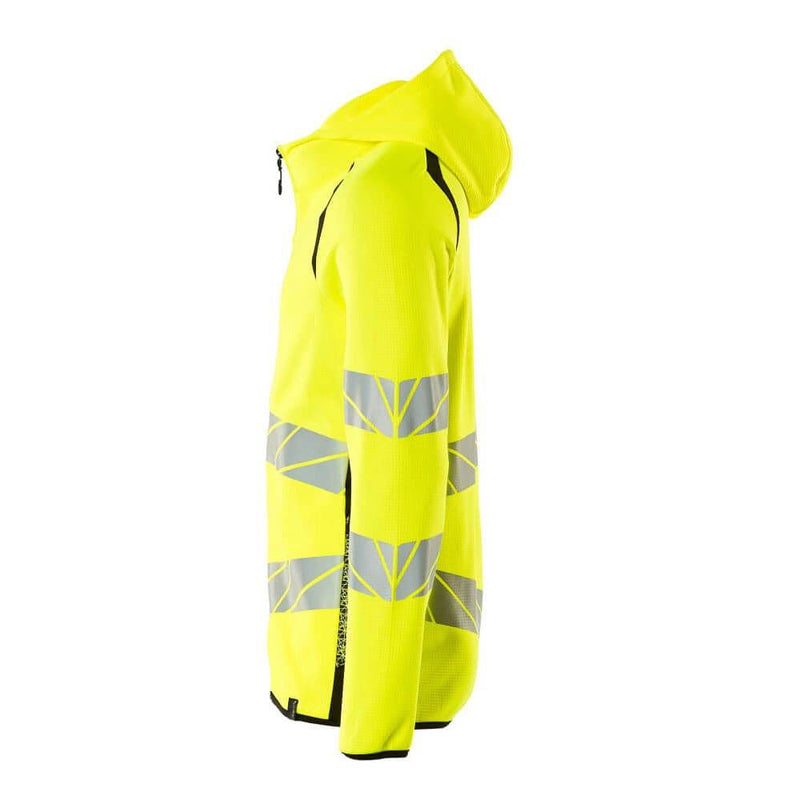 Mascot ACCELERATE SAFE 19284 Hi-Vis Hoodie with Zipper - HI-VIS SWEATSHIRTS & HOODIES