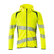 Mascot ACCELERATE SAFE 19284 Hi-Vis Hoodie with Zipper - HI-VIS SWEATSHIRTS & HOODIES