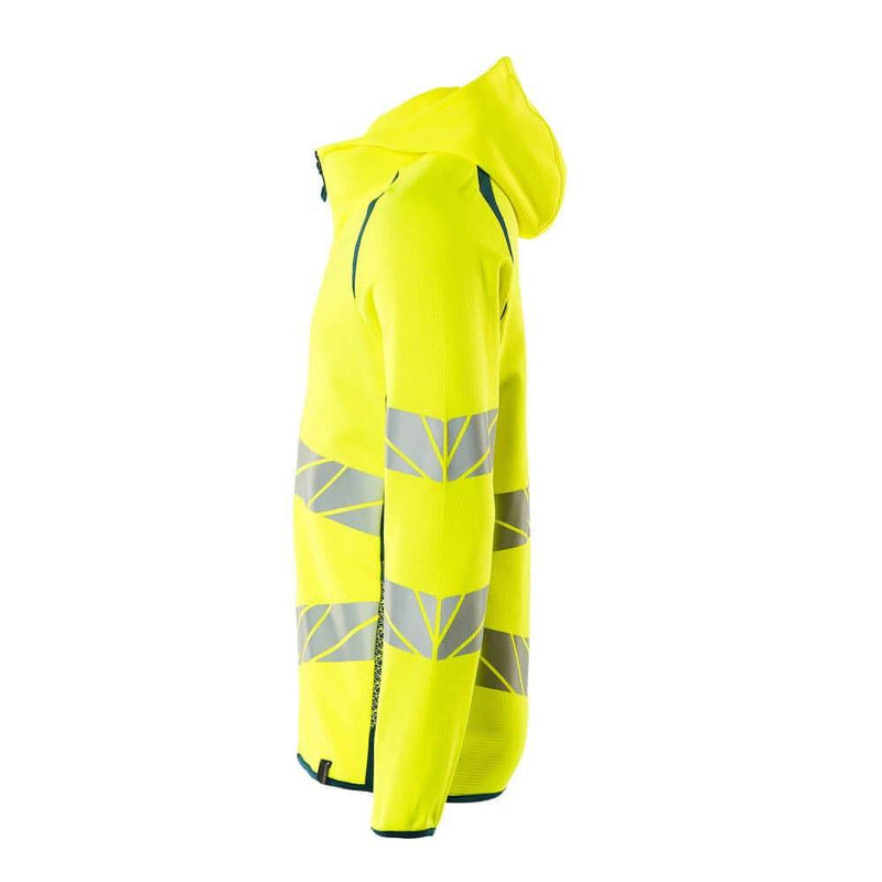 Mascot ACCELERATE SAFE 19284 Hi-Vis Hoodie with Zipper - HI-VIS SWEATSHIRTS & HOODIES