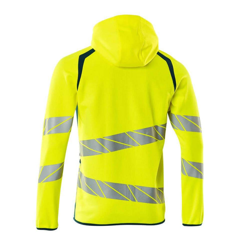 Mascot ACCELERATE SAFE 19284 Hi-Vis Hoodie with Zipper - HI-VIS SWEATSHIRTS & HOODIES