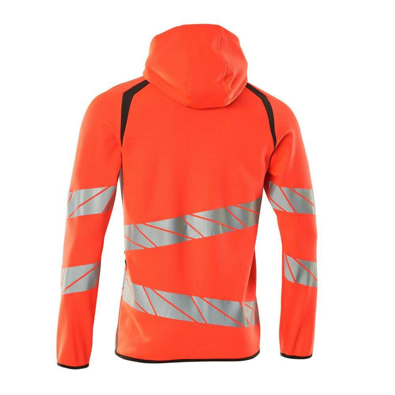 Mascot ACCELERATE SAFE 19284 Hi-Vis Hoodie with Zipper - HI-VIS SWEATSHIRTS & HOODIES