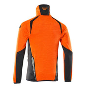 Mascot ACCELERATE SAFE 19303 Hi-Vis Fleece Jumper with Half-Zip - HI-VIS SWEATSHIRTS & HOODIES