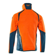 Mascot ACCELERATE SAFE 19303 Hi-Vis Fleece Jumper with Half-Zip - HI-VIS SWEATSHIRTS & HOODIES