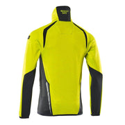 Mascot ACCELERATE SAFE 19303 Hi-Vis Fleece Jumper with Half-Zip - HI-VIS SWEATSHIRTS & HOODIES