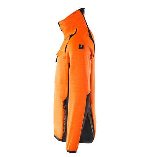 Mascot 19403 Accelerate Safe Full Zip Fleece Sweatshirt Jumper - HI-VIS SWEATSHIRTS & HOODIES