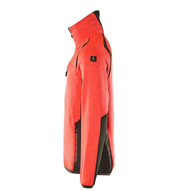 Mascot 19403 Accelerate Safe Full Zip Fleece Sweatshirt Jumper - HI-VIS SWEATSHIRTS & HOODIES