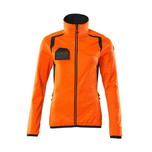Mascot ACCELERATE SAFE 19453 Women's Hi-Vis Fleece Jumper with Zipper - WOMENS HI-VIS CLOTHING