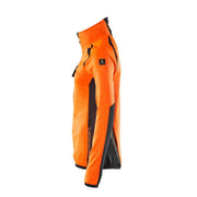 Mascot ACCELERATE SAFE 19453 Women's Hi-Vis Fleece Jumper with Zipper - WOMENS HI-VIS CLOTHING