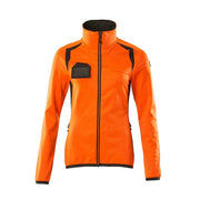 Mascot ACCELERATE SAFE 19453 Women's Hi-Vis Fleece Jumper with Zipper - WOMENS HI-VIS CLOTHING