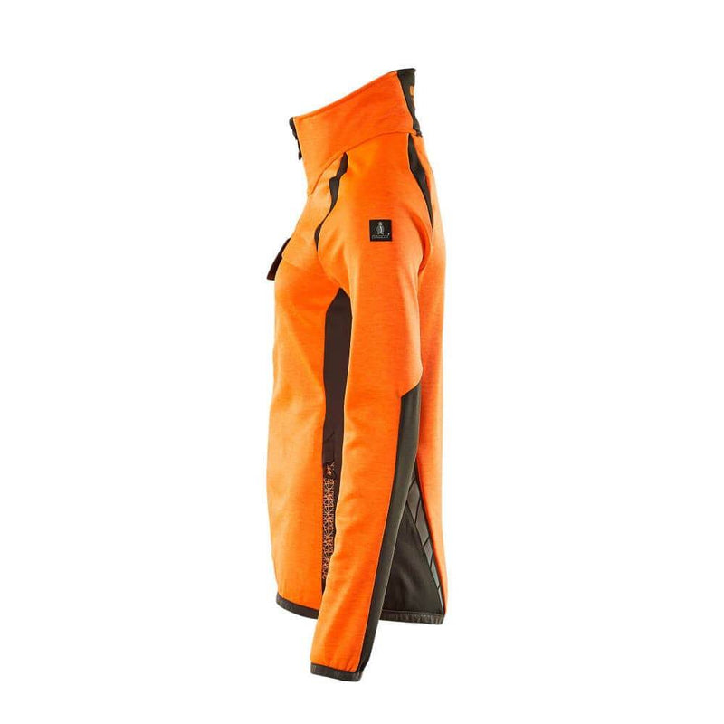 Mascot ACCELERATE SAFE 19453 Women's Hi-Vis Fleece Jumper with Zipper - WOMENS HI-VIS CLOTHING