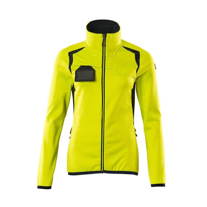 Mascot ACCELERATE SAFE 19453 Women's Hi-Vis Fleece Jumper with Zipper - WOMENS HI-VIS CLOTHING