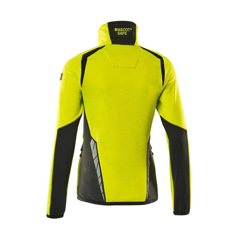 Mascot ACCELERATE SAFE 19453 Women's Hi-Vis Fleece Jumper with Zipper - WOMENS HI-VIS CLOTHING