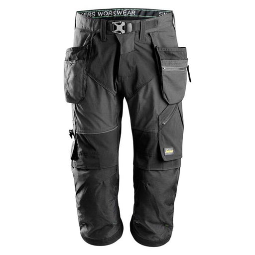 Snickers 6905 FlexiWork Holster Pocket Pirate Work Trousers Steel Grey - PIRATE TROUSERS