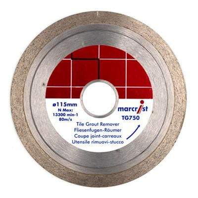 TG750 Grout Remover Blade (115mm x 22.2mm) - Tools & Workwear