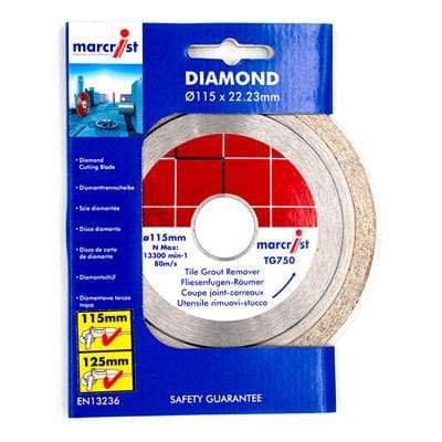 TG750 Grout Remover Blade (115mm x 22.2mm) - Tools & Workwear
