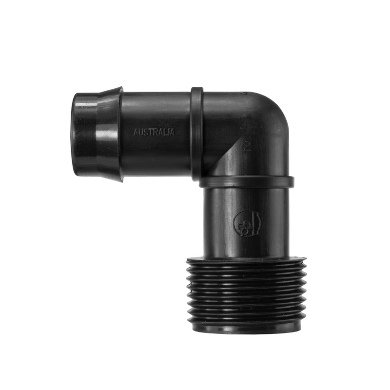 IBC 2” S60X6 Cap with Lever Valve and 20mm Barbed Elbow - Home & Garden > Lawn & Garden