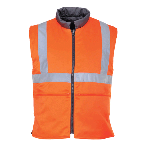 Portwest RT44 Hi-Vis Reversible Bodywarmer - HI-VIS JACKETS & COATS